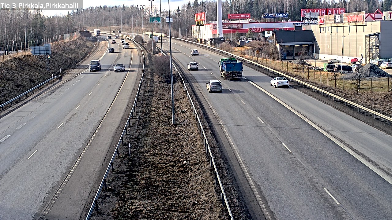 Weather Camera Image Väg 3 Birkala, Pirkkahalli, Pirkkala, Pirkanmaa