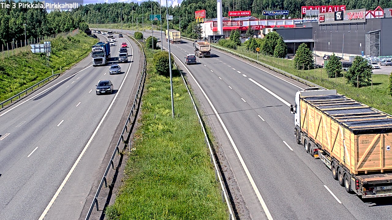 Kelikamerat Kuva Tie 3 Pirkkala, Pirkkahalli, Pirkkala, Pirkanmaa