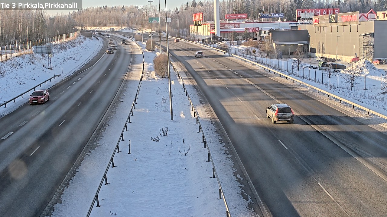 Weather Camera Image Väg 3 Birkala, Pirkkahalli, Pirkkala, Pirkanmaa