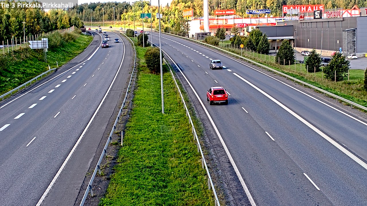 Kelikamerat Kuva Tie 3 Pirkkala, Pirkkahalli, Pirkkala, Pirkanmaa
