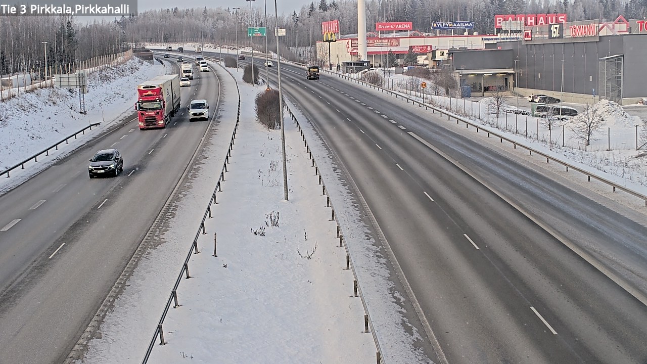 Kelikamerat Kuva Tie 3 Pirkkala, Pirkkahalli, Pirkkala, Pirkanmaa