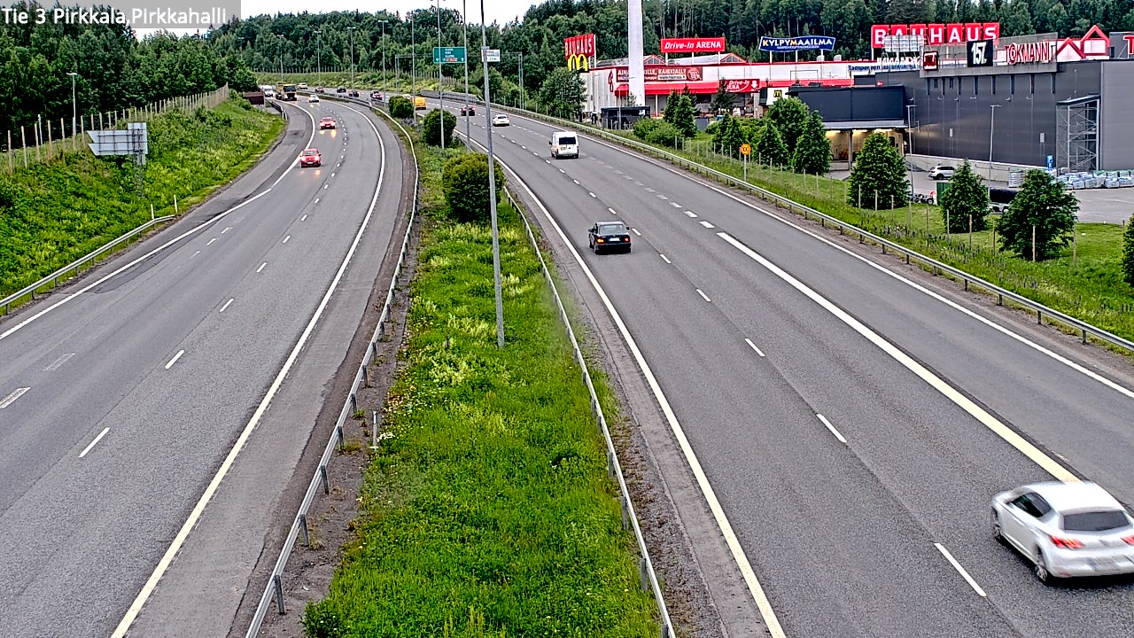 Kelikamerat Kuva Tie 3 Pirkkala, Pirkkahalli, Pirkkala, Pirkanmaa