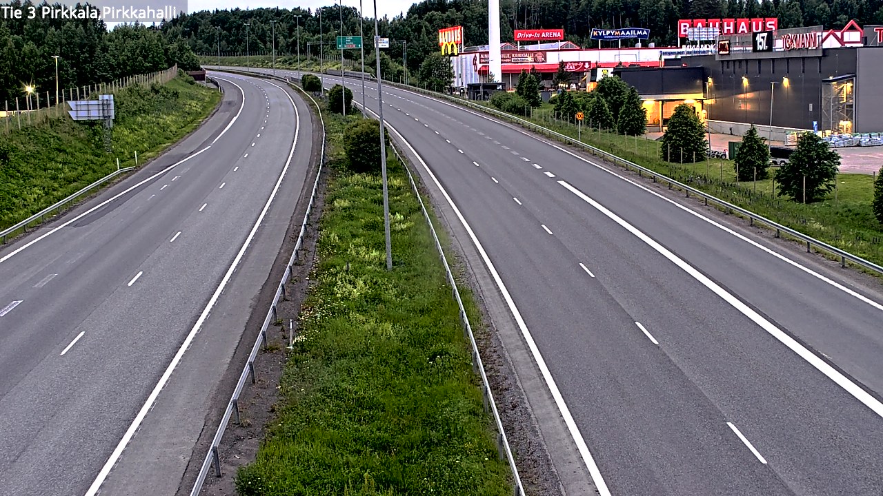 Kelikamerat Kuva Tie 3 Pirkkala, Pirkkahalli, Pirkkala, Pirkanmaa