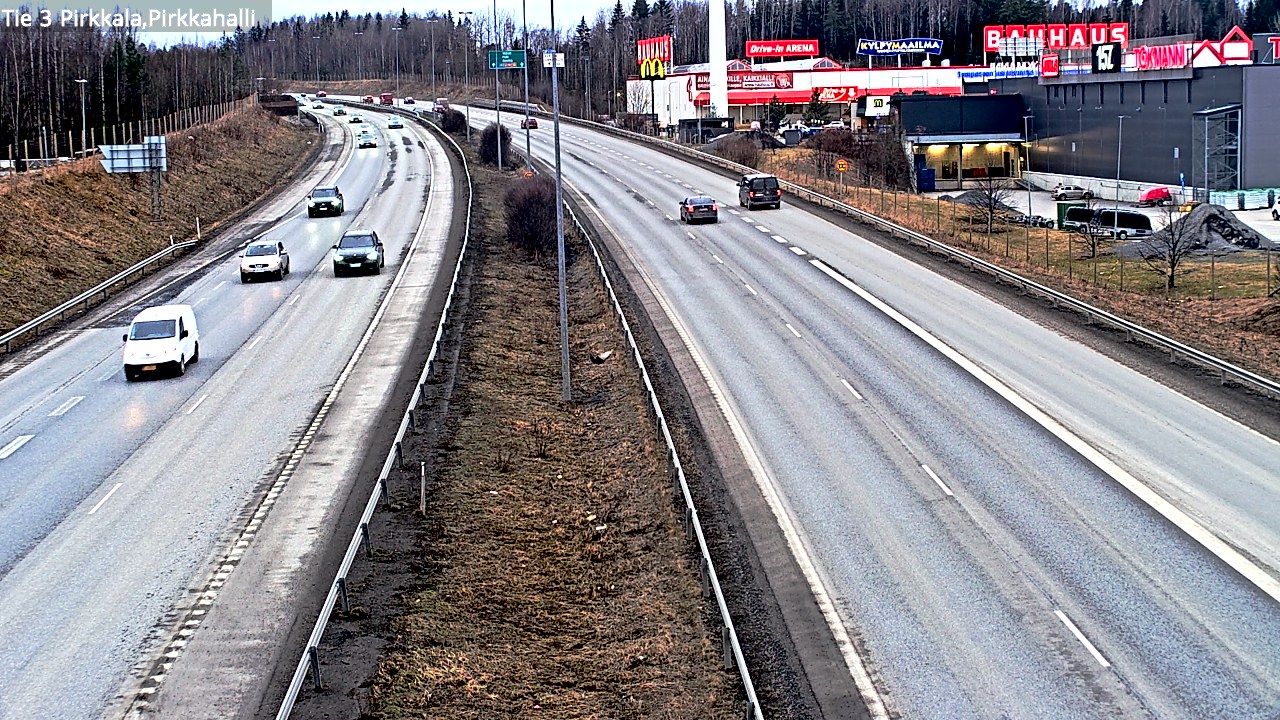 Kelikamerat Kuva Tie 3 Pirkkala, Pirkkahalli, Pirkkala, Pirkanmaa