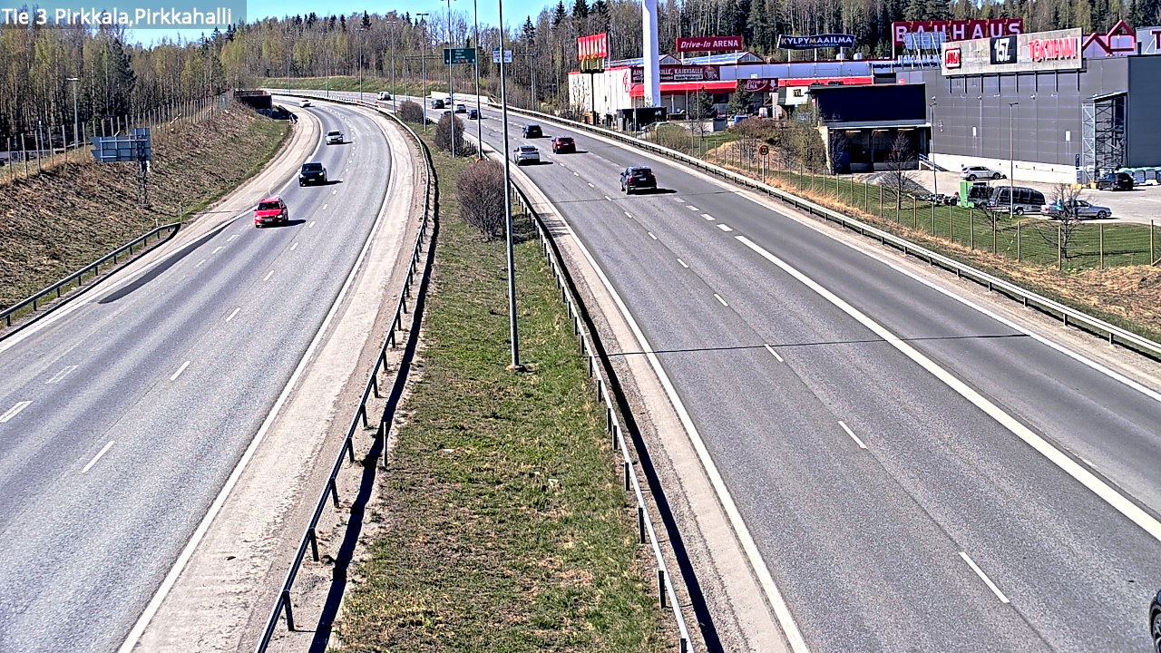 Weather Camera Image Road 3 Pirkkala, Pirkkahalli, Pirkkala, Pirkanmaa