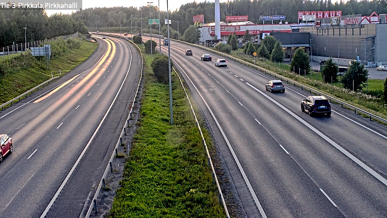 Kelikamerat Kuva Tie 3 Pirkkala, Pirkkahalli, Pirkkala, Pirkanmaa