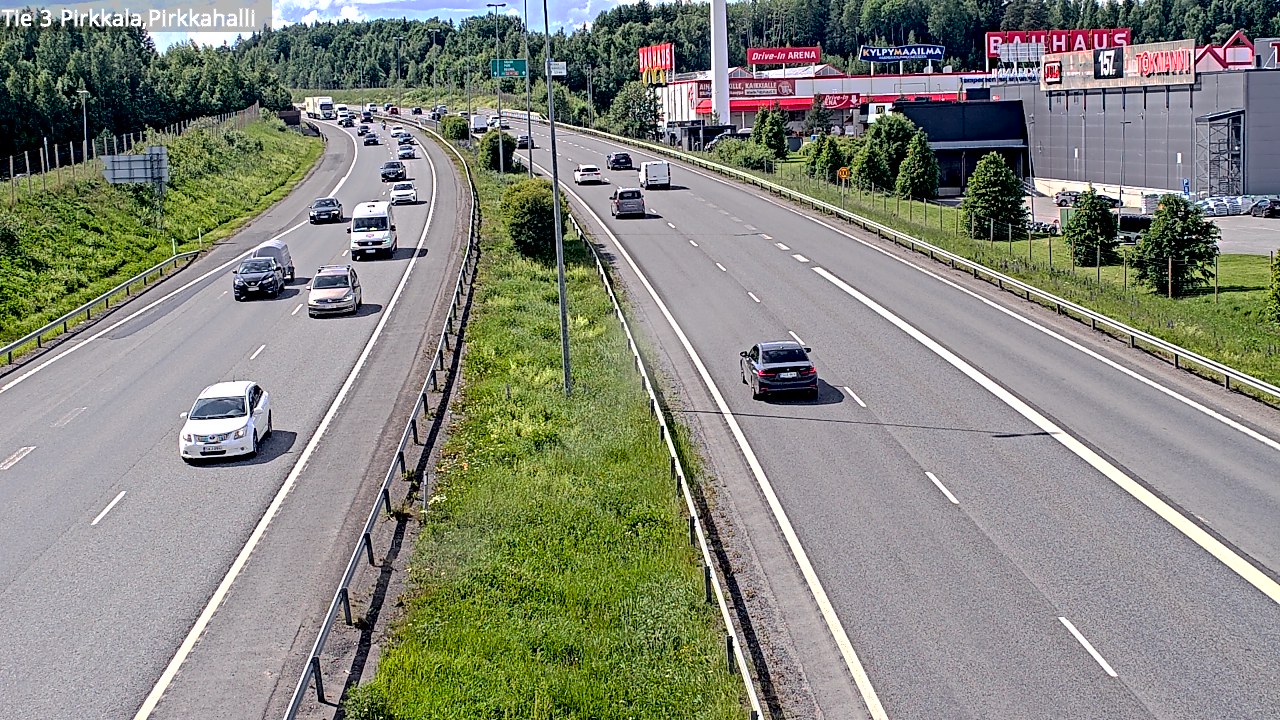 Kelikamerat Kuva Tie 3 Pirkkala, Pirkkahalli, Pirkkala, Pirkanmaa
