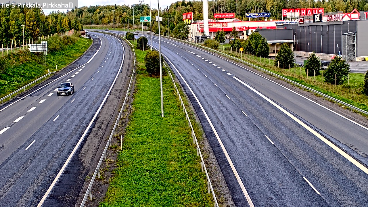 Kelikamerat Kuva Tie 3 Pirkkala, Pirkkahalli, Pirkkala, Pirkanmaa