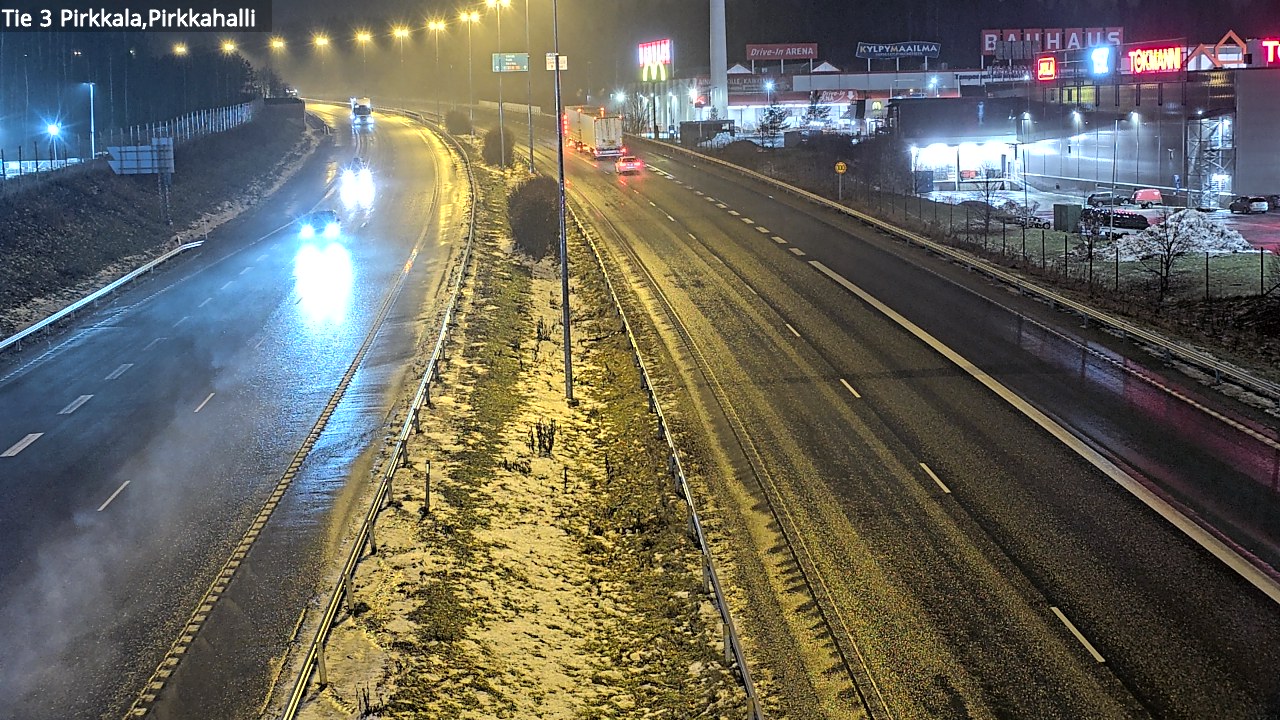 Weather Camera Image Väg 3 Birkala, Pirkkahalli, Pirkkala, Pirkanmaa