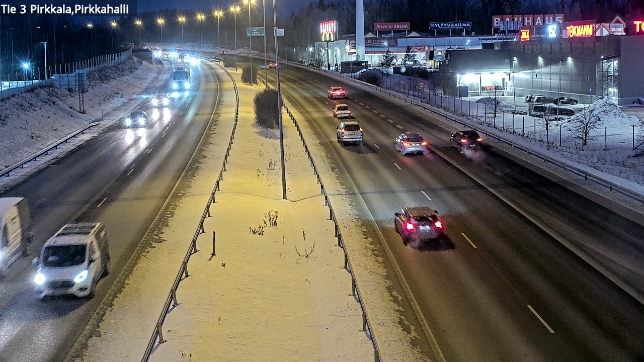 Kelikamerat Kuva Tie 3 Pirkkala, Pirkkahalli, Pirkkala, Pirkanmaa