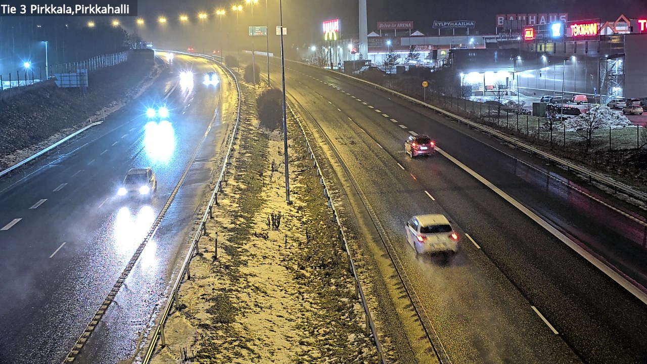 Weather Camera Image Väg 3 Birkala, Pirkkahalli, Pirkkala, Pirkanmaa
