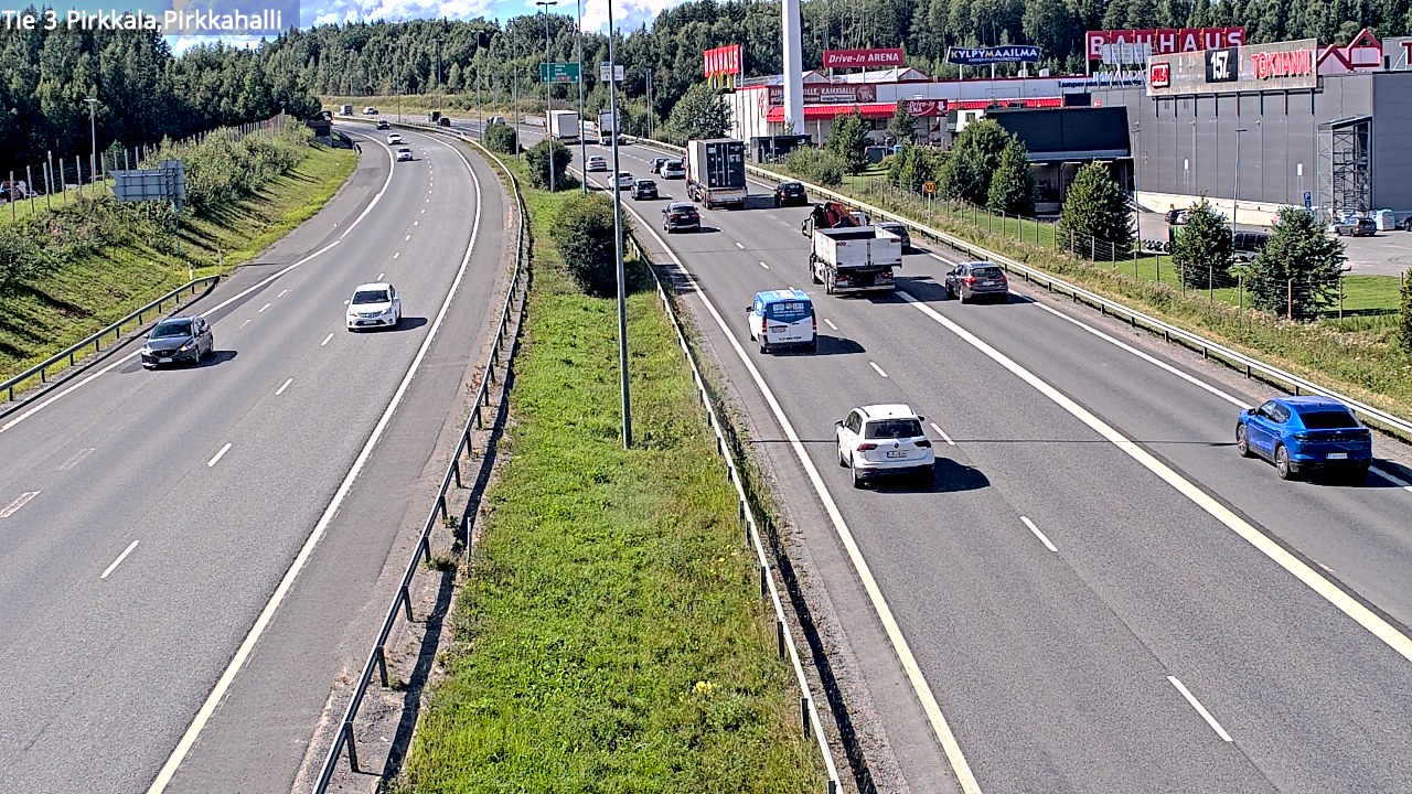 Kelikamerat Kuva Tie 3 Pirkkala, Pirkkahalli, Pirkkala, Pirkanmaa