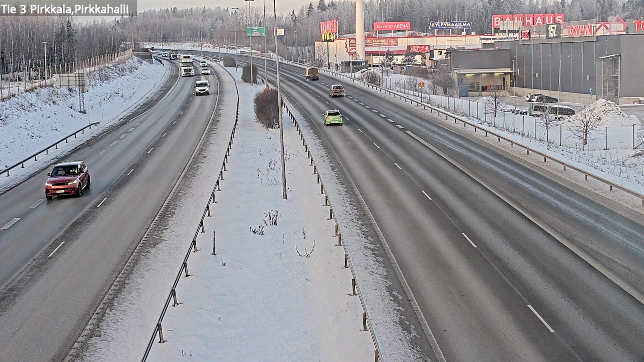 Kelikamerat Kuva Tie 3 Pirkkala, Pirkkahalli, Pirkkala, Pirkanmaa