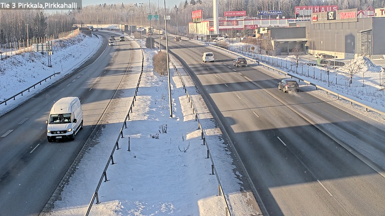 Kelikamerat Kuva Tie 3 Pirkkala, Pirkkahalli, Pirkkala, Pirkanmaa