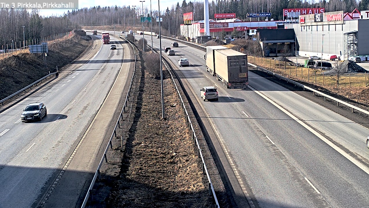 Weather Camera Image Väg 3 Birkala, Pirkkahalli, Pirkkala, Pirkanmaa