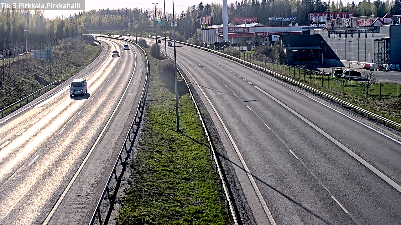 Weather Camera Image Road 3 Pirkkala, Pirkkahalli, Pirkkala, Pirkanmaa