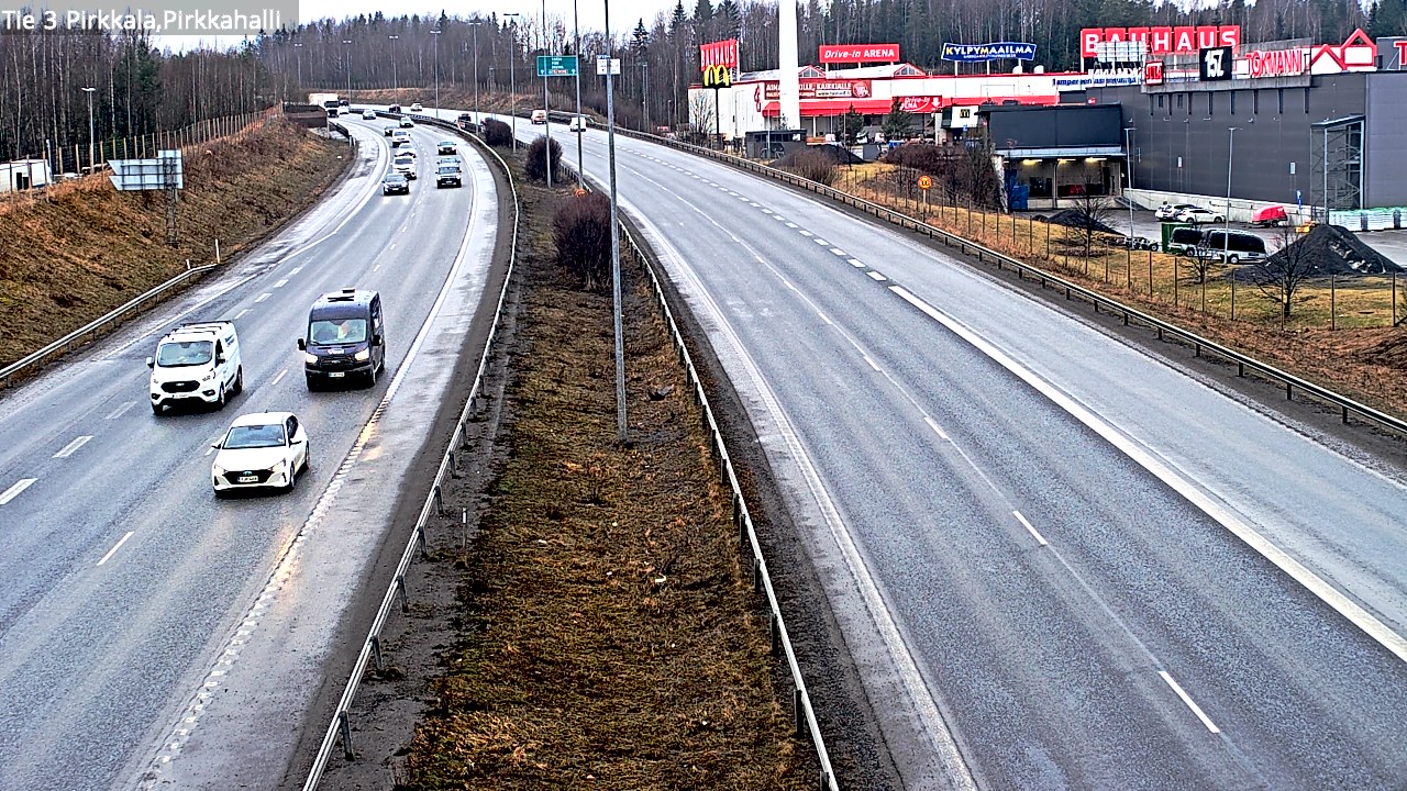 Kelikamerat Kuva Tie 3 Pirkkala, Pirkkahalli, Pirkkala, Pirkanmaa