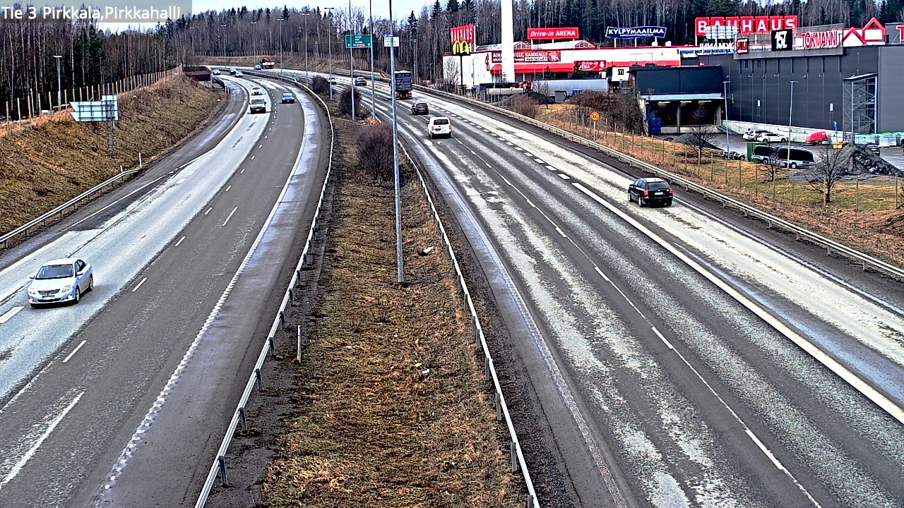 Weather Camera Image Väg 3 Birkala, Pirkkahalli, Pirkkala, Pirkanmaa