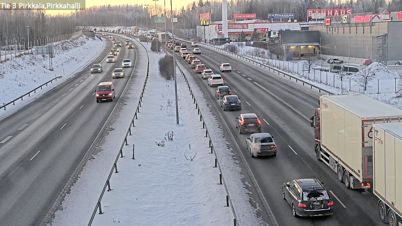 Weather Camera Image Road 3 Pirkkala, Pirkkahalli, Pirkkala, Pirkanmaa