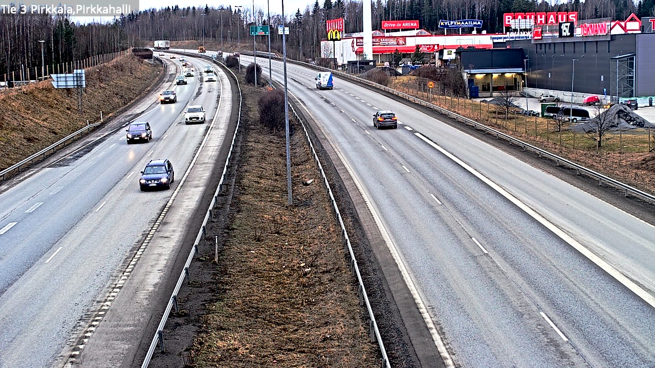 Kelikamerat Kuva Tie 3 Pirkkala, Pirkkahalli, Pirkkala, Pirkanmaa