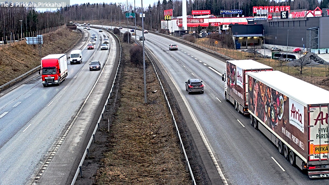 Kelikamerat Kuva Tie 3 Pirkkala, Pirkkahalli, Pirkkala, Pirkanmaa