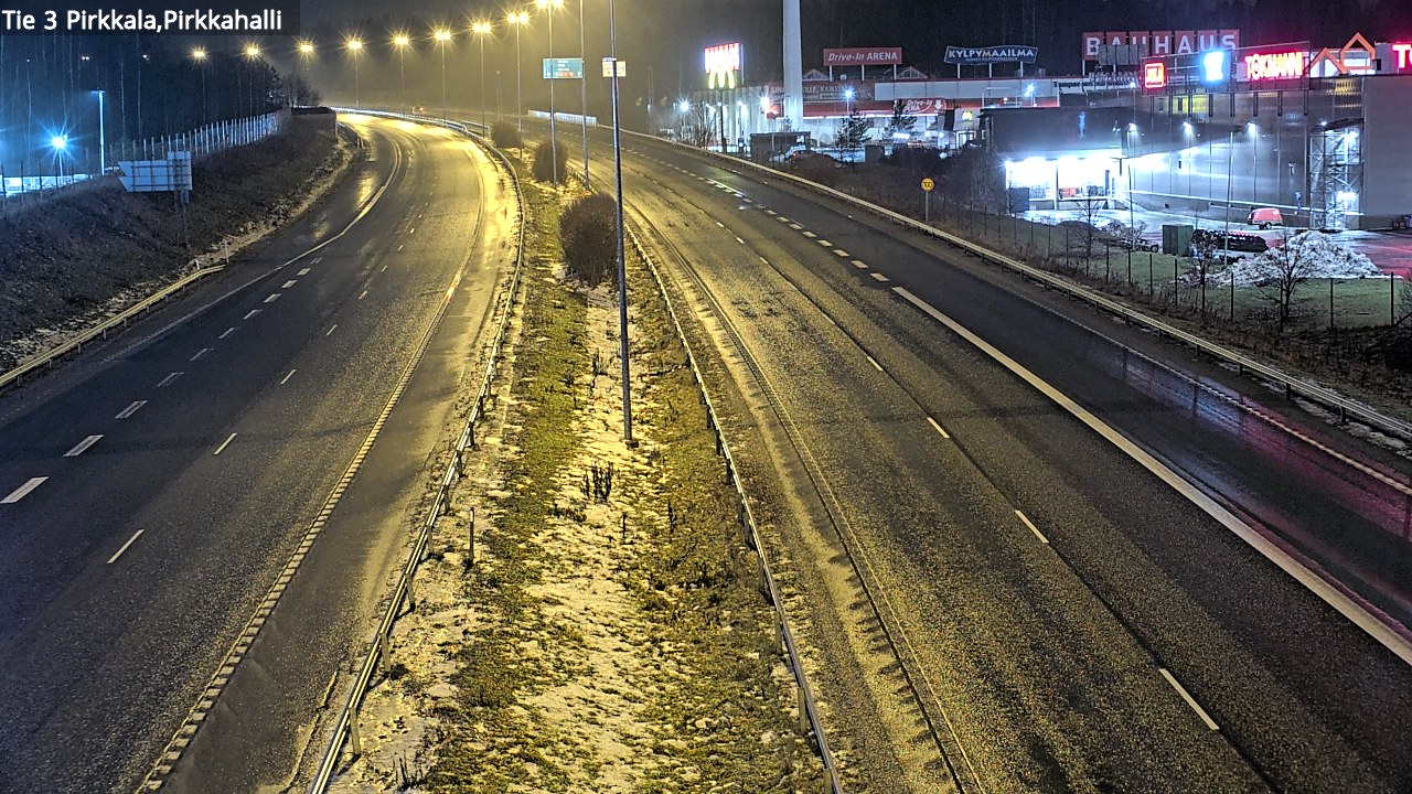 Weather Camera Image Väg 3 Birkala, Pirkkahalli, Pirkkala, Pirkanmaa