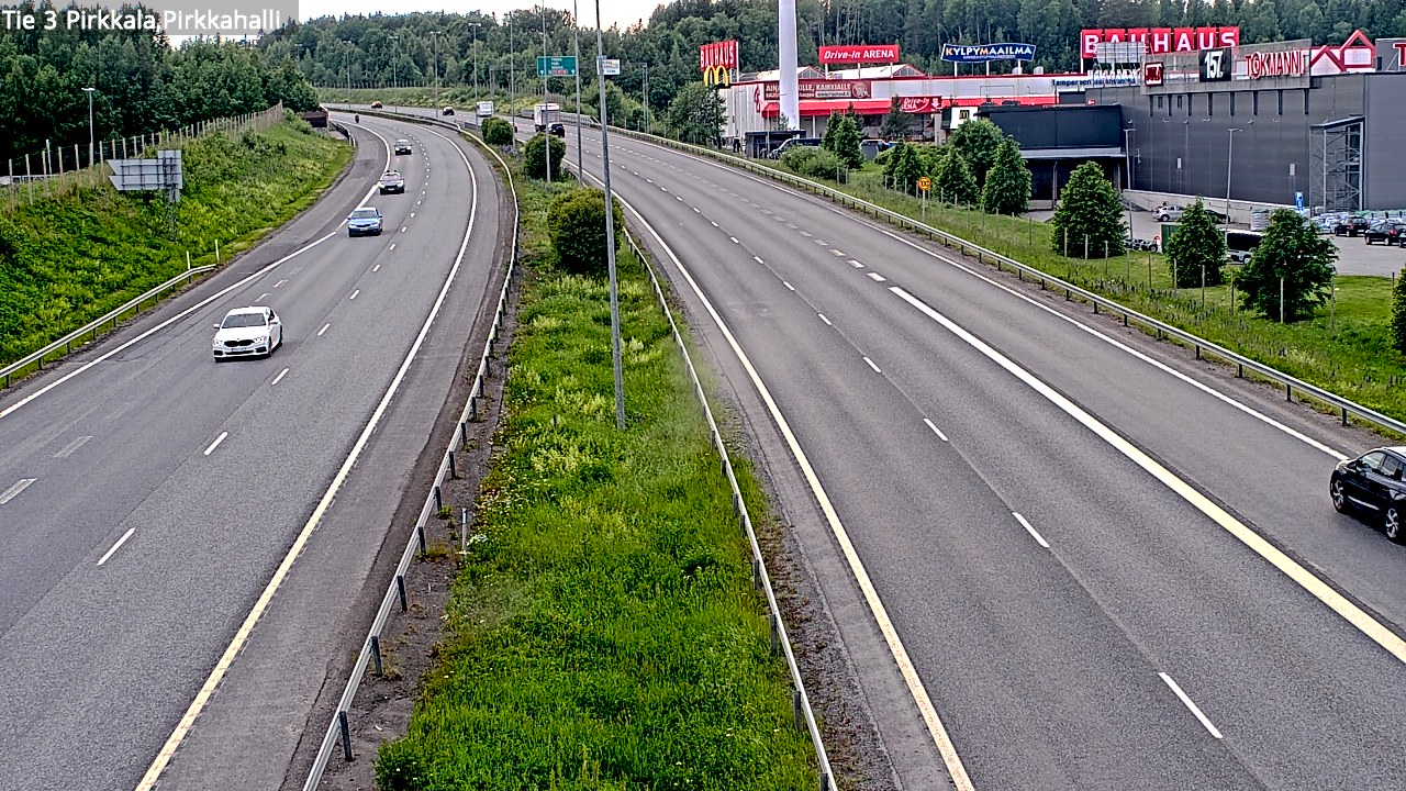 Kelikamerat Kuva Tie 3 Pirkkala, Pirkkahalli, Pirkkala, Pirkanmaa