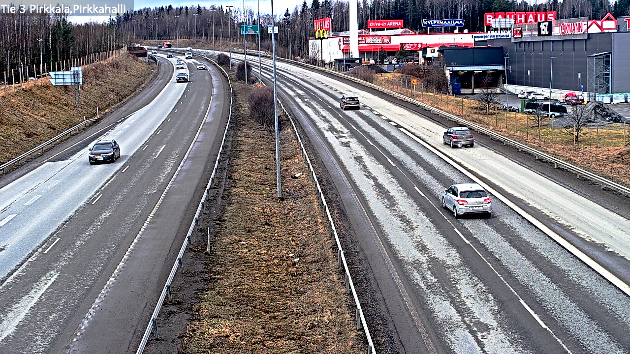 Weather Camera Image Väg 3 Birkala, Pirkkahalli, Pirkkala, Pirkanmaa