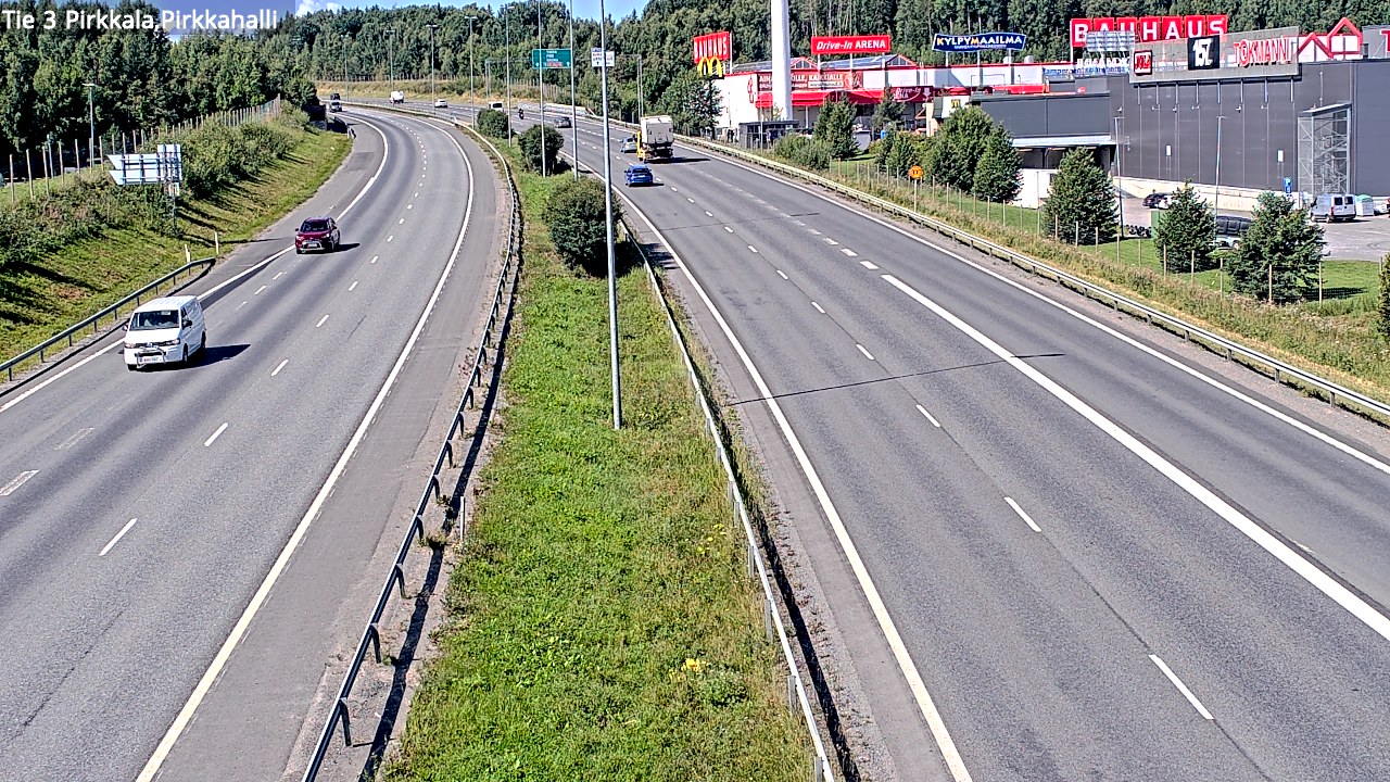 Kelikamerat Kuva Tie 3 Pirkkala, Pirkkahalli, Pirkkala, Pirkanmaa