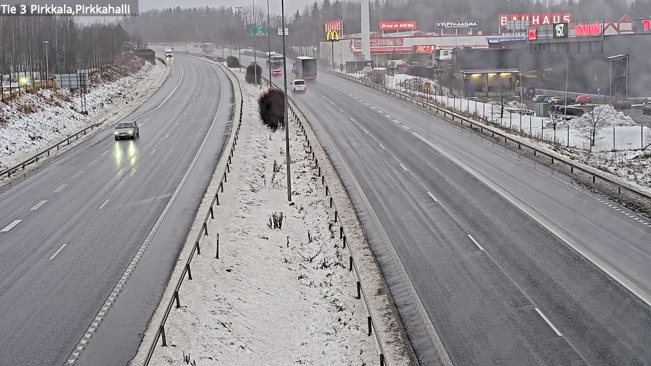 Weather Camera Image Väg 3 Birkala, Pirkkahalli, Pirkkala, Pirkanmaa