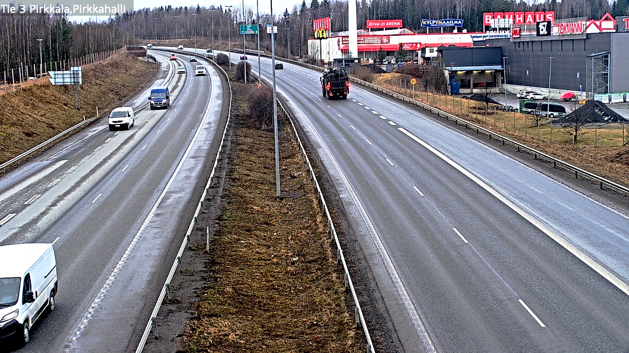 Kelikamerat Kuva Tie 3 Pirkkala, Pirkkahalli, Pirkkala, Pirkanmaa