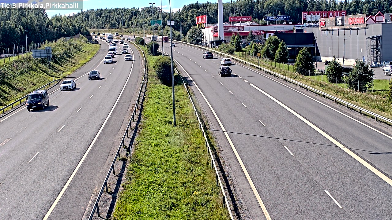 Kelikamerat Kuva Tie 3 Pirkkala, Pirkkahalli, Pirkkala, Pirkanmaa