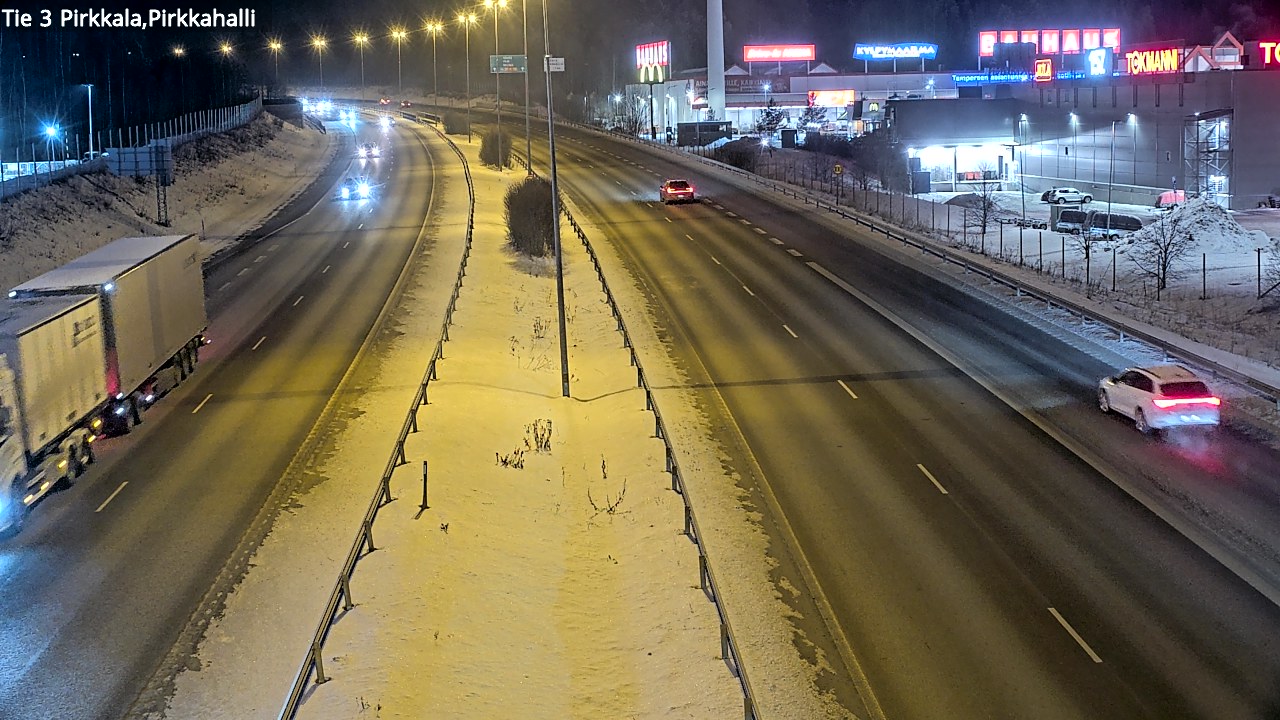 Weather Camera Image Road 3 Pirkkala, Pirkkahalli, Pirkkala, Pirkanmaa