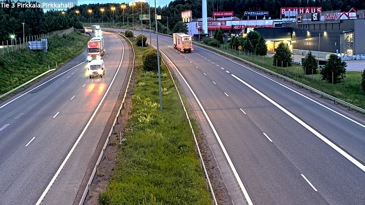 Kelikamerat Kuva Tie 3 Pirkkala, Pirkkahalli, Pirkkala, Pirkanmaa