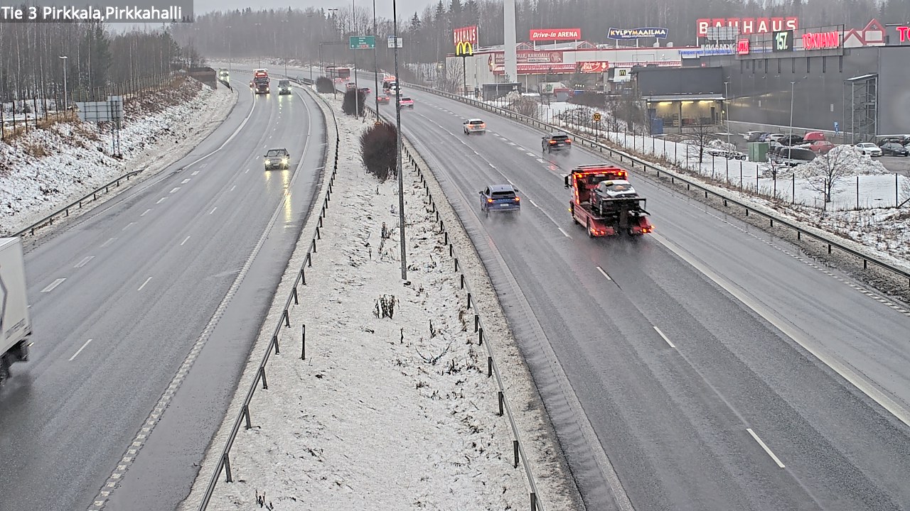 Weather Camera Image Väg 3 Birkala, Pirkkahalli, Pirkkala, Pirkanmaa