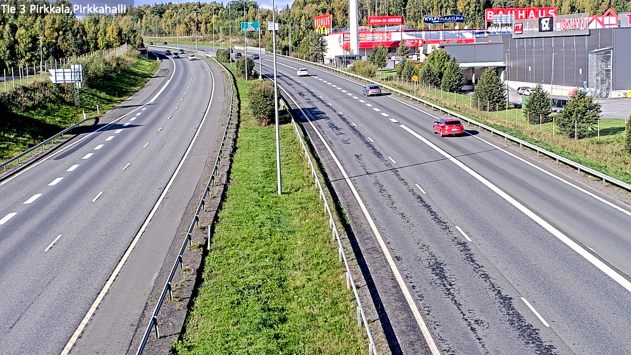 Kelikamerat Kuva Tie 3 Pirkkala, Pirkkahalli, Pirkkala, Pirkanmaa