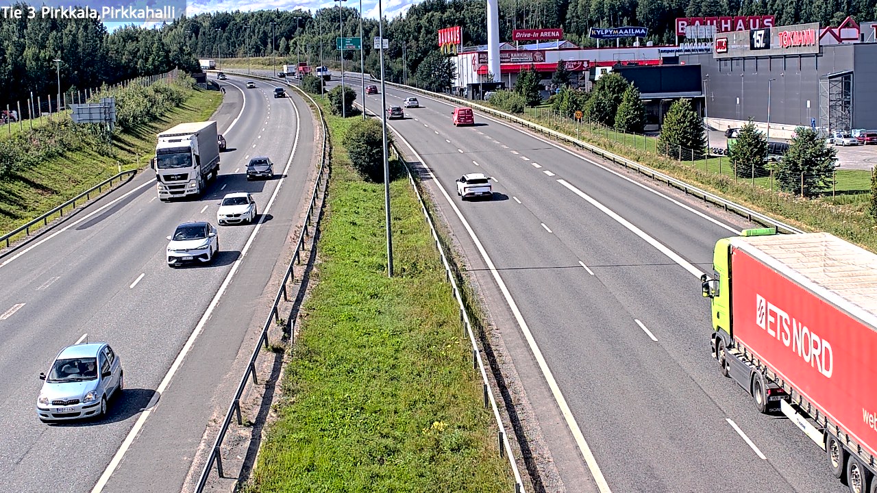 Kelikamerat Kuva Tie 3 Pirkkala, Pirkkahalli, Pirkkala, Pirkanmaa