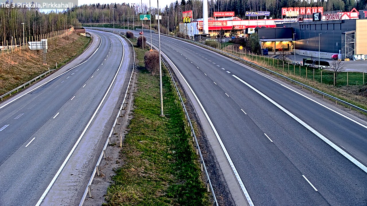 Kelikamerat Kuva Tie 3 Pirkkala, Pirkkahalli, Pirkkala, Pirkanmaa