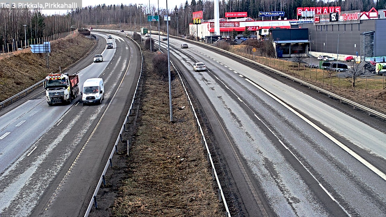 Weather Camera Image Väg 3 Birkala, Pirkkahalli, Pirkkala, Pirkanmaa