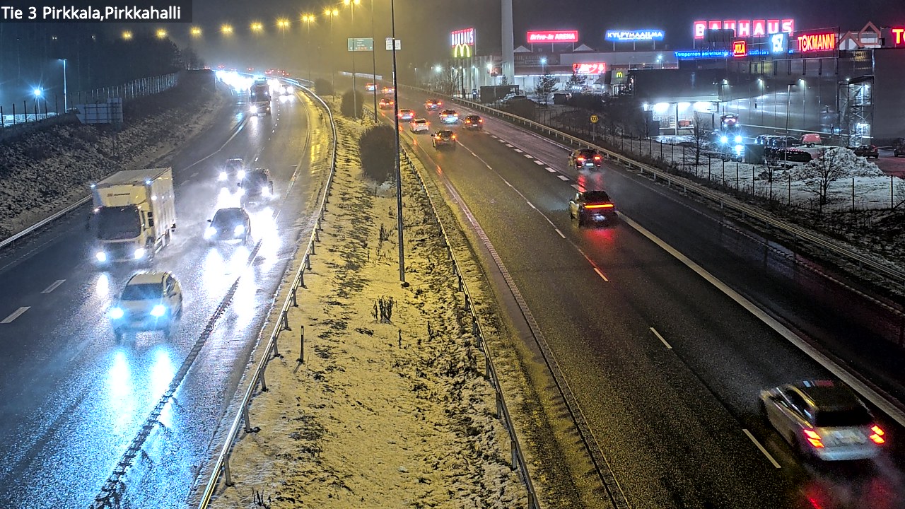 Weather Camera Image Väg 3 Birkala, Pirkkahalli, Pirkkala, Pirkanmaa