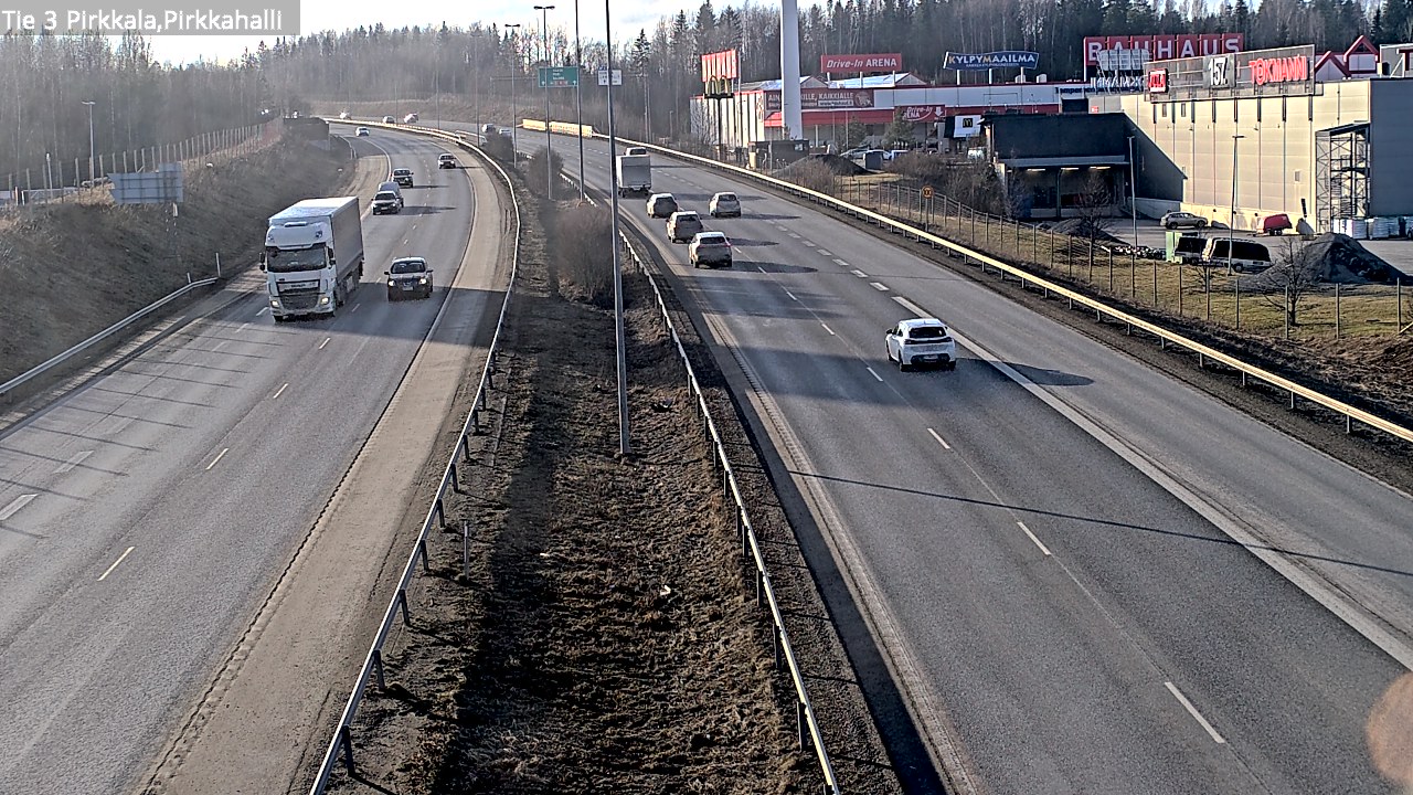 Weather Camera Image Road 3 Pirkkala, Pirkkahalli, Pirkkala, Pirkanmaa