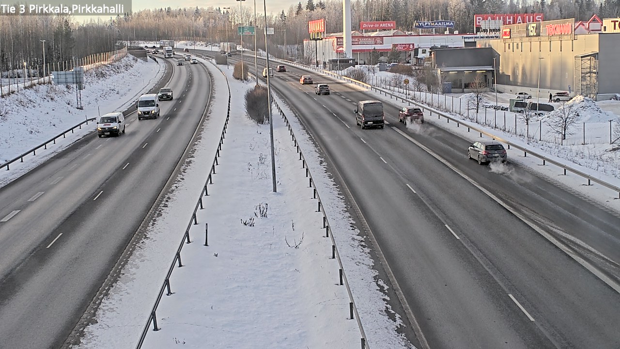 Kelikamerat Kuva Tie 3 Pirkkala, Pirkkahalli, Pirkkala, Pirkanmaa