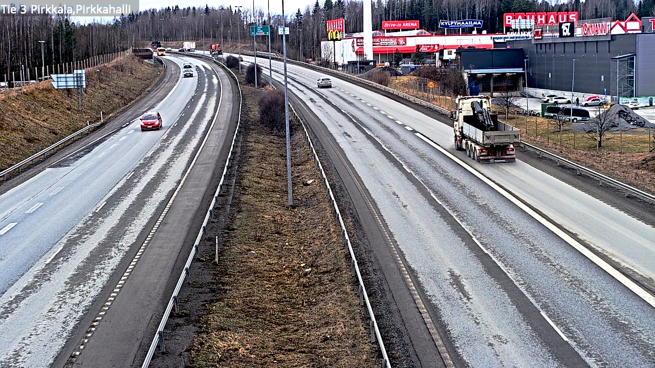 Kelikamerat Kuva Tie 3 Pirkkala, Pirkkahalli, Pirkkala, Pirkanmaa