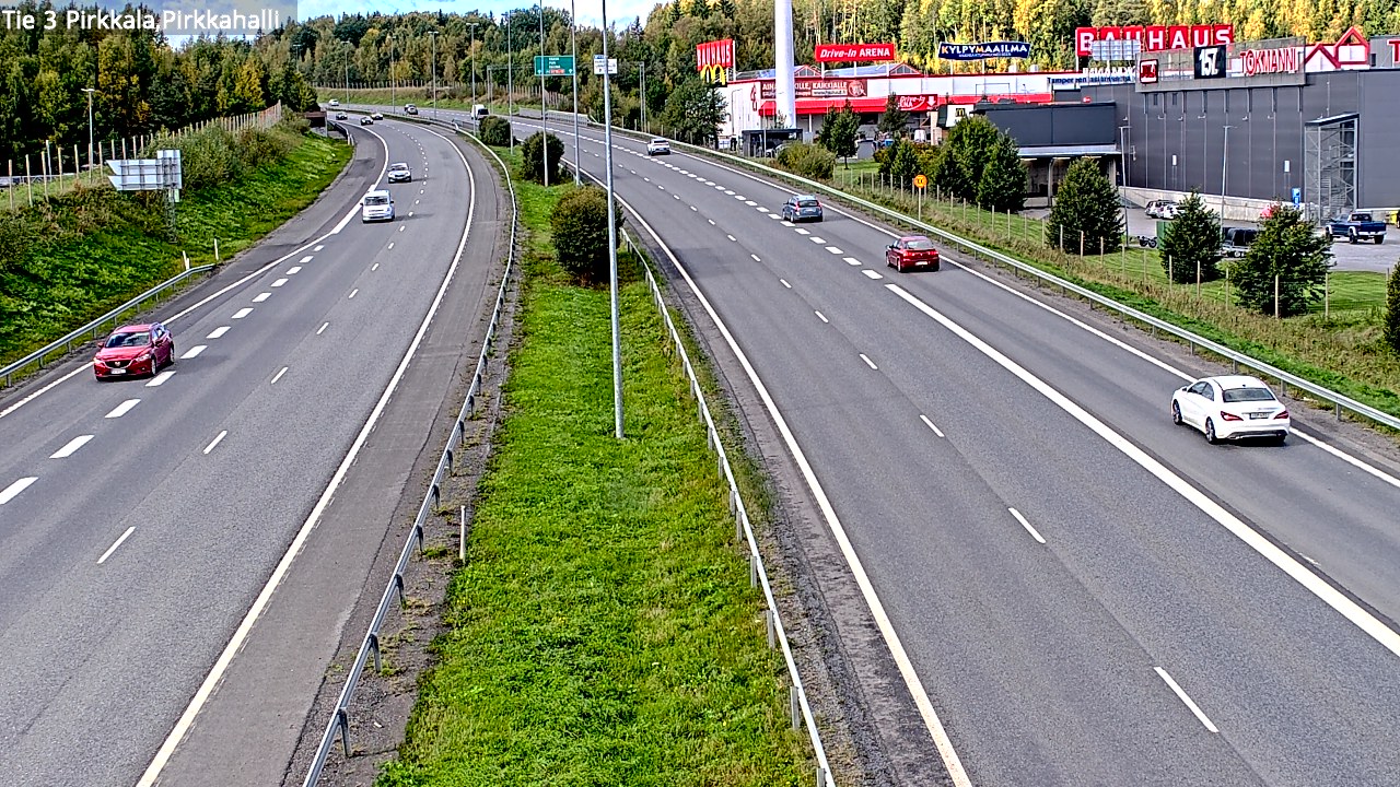 Kelikamerat Kuva Tie 3 Pirkkala, Pirkkahalli, Pirkkala, Pirkanmaa
