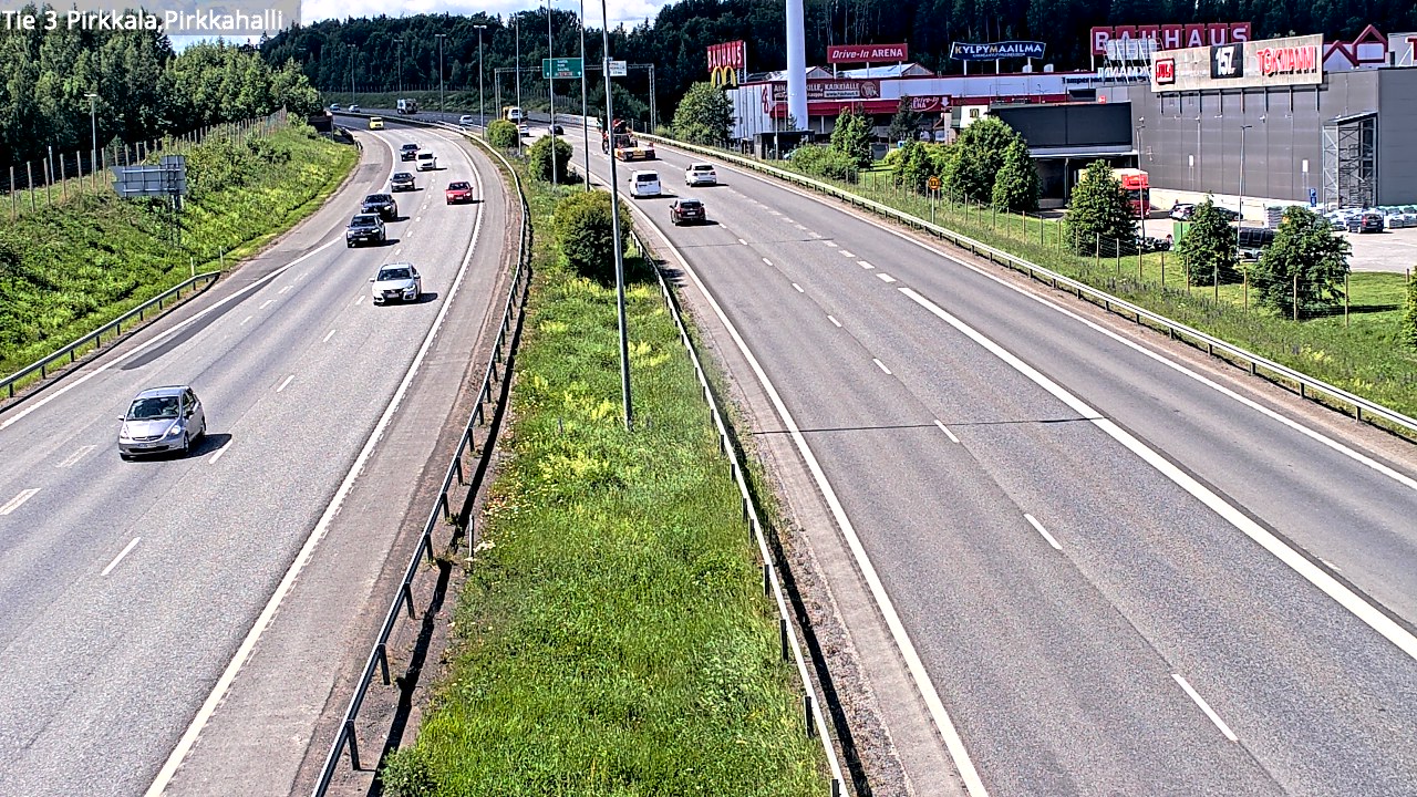 Kelikamerat Kuva Tie 3 Pirkkala, Pirkkahalli, Pirkkala, Pirkanmaa
