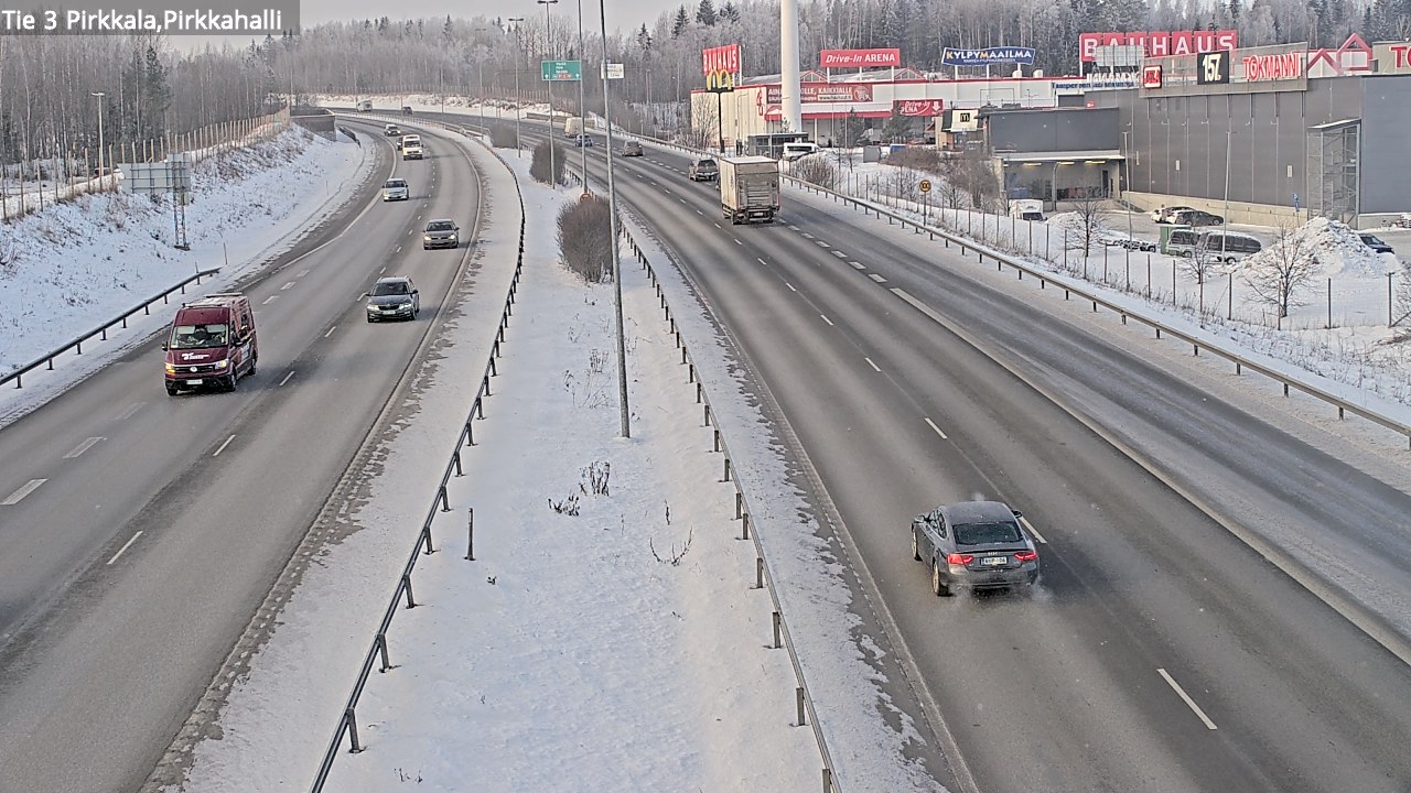 Kelikamerat Kuva Tie 3 Pirkkala, Pirkkahalli, Pirkkala, Pirkanmaa