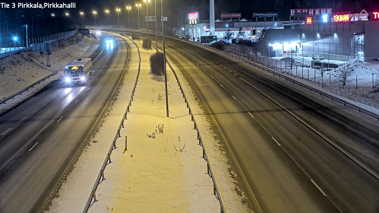 Kelikamerat Kuva Tie 3 Pirkkala, Pirkkahalli, Pirkkala, Pirkanmaa