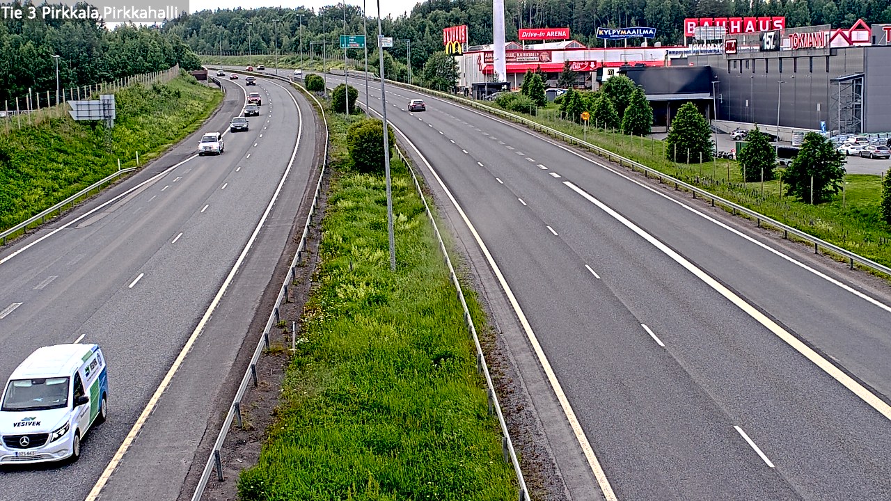 Kelikamerat Kuva Tie 3 Pirkkala, Pirkkahalli, Pirkkala, Pirkanmaa
