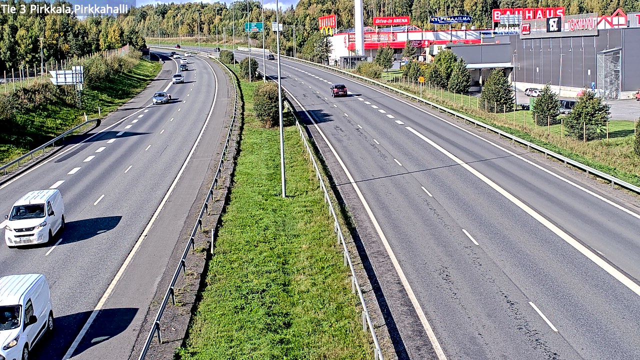 Kelikamerat Kuva Tie 3 Pirkkala, Pirkkahalli, Pirkkala, Pirkanmaa
