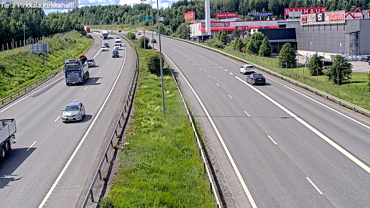 Kelikamerat Kuva Tie 3 Pirkkala, Pirkkahalli, Pirkkala, Pirkanmaa